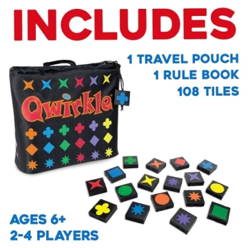 MindWare Travel Qwirkle Board Game for Family Fun