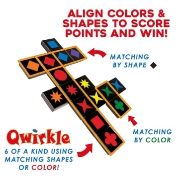 MindWare Travel Qwirkle Board Game for Family Fun