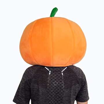 To.beone Plush Pumpkin Head Costume for Halloween