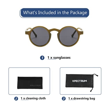 Stylish Xpectrum Round Sunglasses for Small Faces