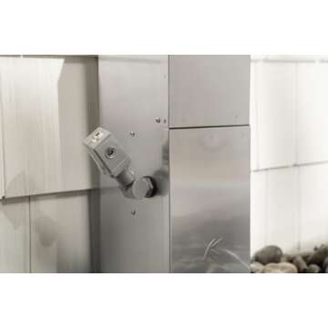 Kichler Plug-In Photocell, Lighting Sensor Compatible with Kichler Transformers, (4.25" H x 2" W x 2" L), 15565BK