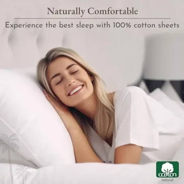 California 100% Cotton King Size Sheets Set for Comfort