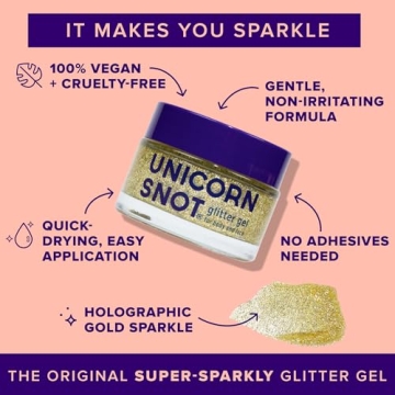 Unicorn Snot Glitter Gel - Vibrant Cosmetic Glitter for Face & Body