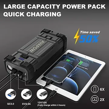 AVAPOW Jump Starter 2000A Portable Battery with Quick Charge
