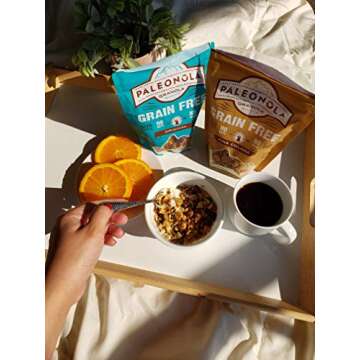 Paleonola – Grain Free Granola Original Flavor – Non-GMO, Grain, Soy, Gluten, Dairy Free – Low Carb Protein Snack For A Healthy Breakfast