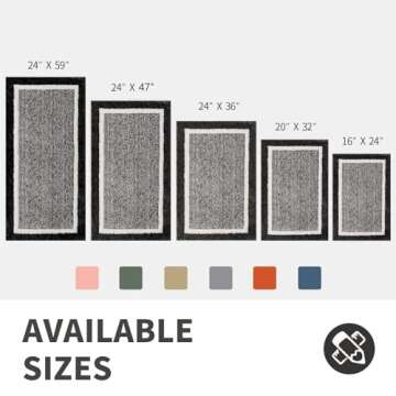 CozeCube Bath mats for Bathroom Non Slip, Fluffy Shaggy Bath Rugs for Bathroom Washable, Extra Soft ...