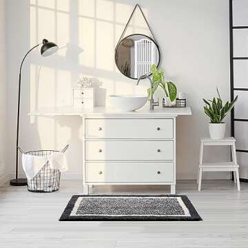 CozeCube Ultra-Plush Washable Bath Mats for Comfort