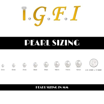 Premium 14K Gold Genuine Pearl Earrings for Women