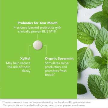 Dentalflora Oral Probiotic Tablets for Fresh Breath & Teeth Care