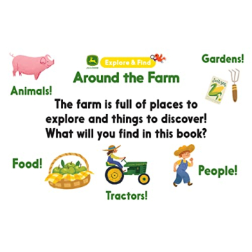 John Deere Explore & Find Book for Toddlers and Preschoolers