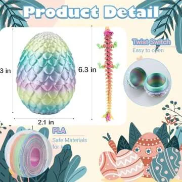 3D Printed Dragon Eggs - Perfect Easter Basket Stuffers