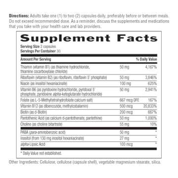 Coenzyme B-Complex Vegicaps - Boost Energy Naturally