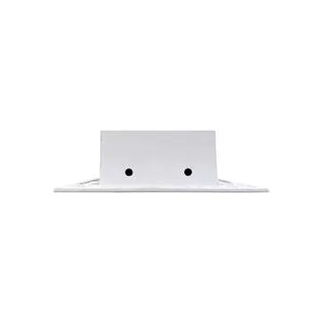 BUILDMART - 10x4 Modern AC Vent Cover - Decorative White Aluminum Air Vent - Standard Linear Slot Diffuser - Heating and Cooling Register Grille for Ceiling, Walls & Floors - Texas Buildmart