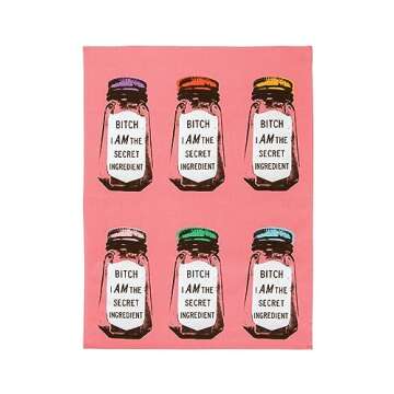 Blue Q Funny Dish Towel Bitch I Am The Secret Ingredient