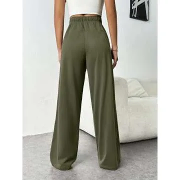 PINSPARK Women's High Waisted Sweatpants for All Day Comfort