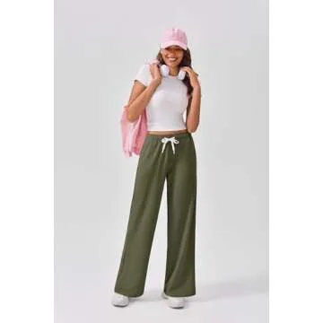 PINSPARK Women's High Waisted Sweatpants for All Day Comfort