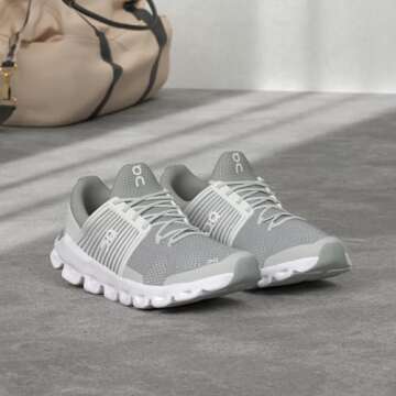 ON Women's Cloudswift Sneakers, Glacier/White, 10 Medium US