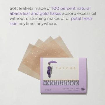 Tatcha Blotting Papers: Natural Oil Absorption with Gold Flakes