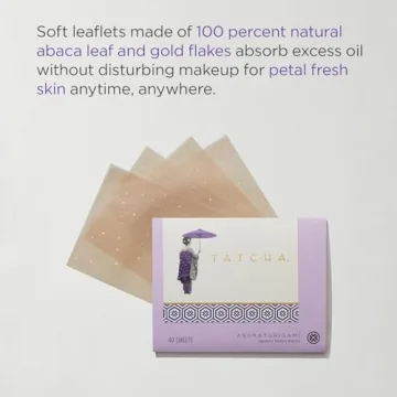 Tatcha Blotting Papers: Natural Oil Absorption with Gold Flakes