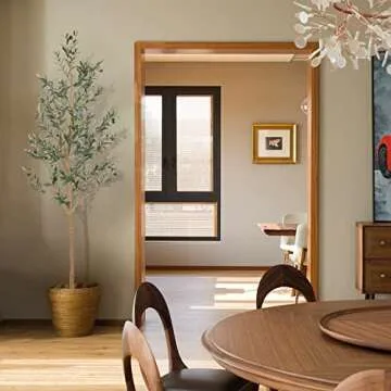 Realead 7ft Artificial Olive Tree for Modern Homes