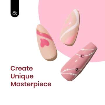 Beetles Gel Nail Polish 23Pcs Nail Set Dare to Bare Collection Nude Pink Gel Nail Polish White Soak off Uv Led Lamp Needed Manicure with 3Pcs Base Matte and Glossy Valentines Day Gift for Women