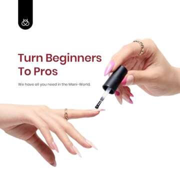 Beetles Gel Nail Polish 23Pcs Nail Set Dare to Bare Collection Nude Pink Gel Nail Polish White Soak off Uv Led Lamp Needed Manicure with 3Pcs Base Matte and Glossy Valentines Day Gift for Women