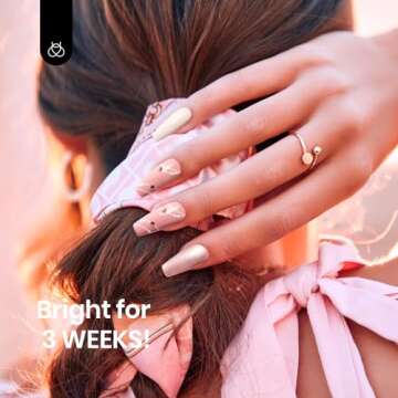 Beetles Gel Nail Polish 23Pcs Nail Set Dare to Bare Collection Nude Pink Gel Nail Polish White Soak off Uv Led Lamp Needed Manicure with 3Pcs Base Matte and Glossy Valentines Day Gift for Women