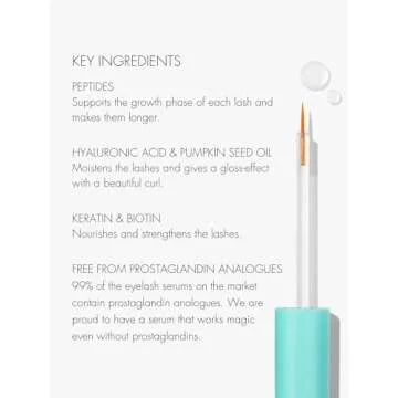 SWEED - Eyelash Growth Serum | Vegan, Cruelty-Free, Clean Beauty (0.10 fl oz | 3 ml)