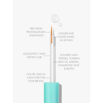 SWEED - Eyelash Growth Serum | Vegan, Cruelty-Free, Clean Beauty (0.10 fl oz | 3 ml)