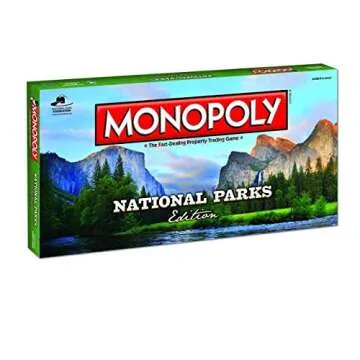USAOPOLY Monopoly National Parks Edition Board Game | Themed National Park Monopoly Game | Buy, Sell...