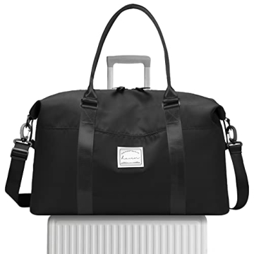 Travel Duffel Bag for Men,Sports Tote Gym Bags,Shoulder Weekender Bags with Separate Dry and Wet Poc...