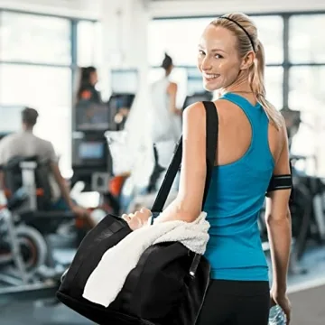 Travel Duffel Bag for Men - Waterproof Weekender with Dry/Wet Pocket