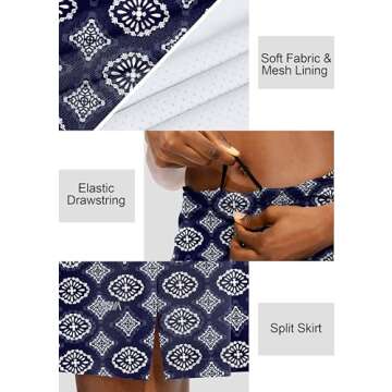 Viodia Knee Length Skorts for Stylish Summer Sports Attire