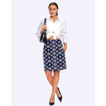 Viodia Knee Length Skorts for Stylish Summer Sports Attire