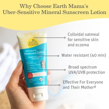 Earth Mama Uber-Sensitive Mineral Sunscreen Lotion SPF 40