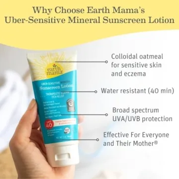 Earth Mama Uber-Sensitive Mineral Sunscreen Lotion SPF 40