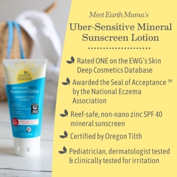 Earth Mama Uber-Sensitive Mineral Sunscreen Lotion SPF 40