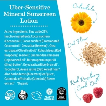 Earth Mama Uber-Sensitive Mineral Sunscreen Lotion SPF 40