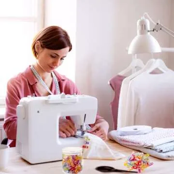 120 PCS Multipurpose Sewing Clips for Fabric, Mini Clips for Sewing, Sewing Fasteners Clips, Multi-C...