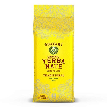 Guayakí Yerba Mate Organic Traditional Tea Bags 75 Count