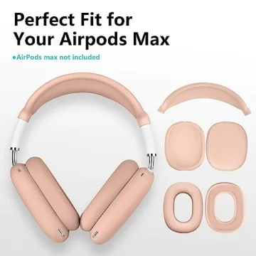 FILOTO Silicone Case for AirPods Max Protective Milk Tea Cover