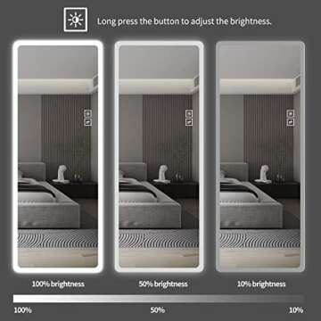 LAIYA LED Full Length Mirror 65" x 22" - Stylish & Smart