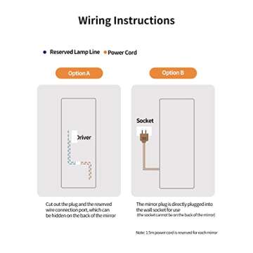 LAIYA LED Full Length Mirror 65" x 22" - Stylish & Smart