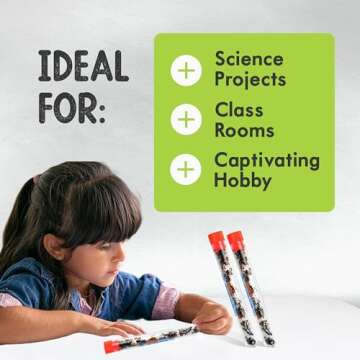 25 Live Red Harvester Ants for Ant Habitats - Live Arrival, Shipped Now - Perfect for Educational Science Projects & Interactive Ant Habitat Experience