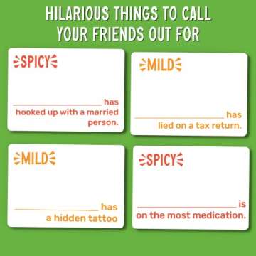 OFF TOPIC Salsa: The Adult Party Game of Hilarious Accusations | Roast Your Friends on Game Night | Fun Conversations for Groups