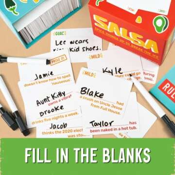 OFF TOPIC Salsa: The Adult Party Game of Hilarious Accusations | Roast Your Friends on Game Night | Fun Conversations for Groups