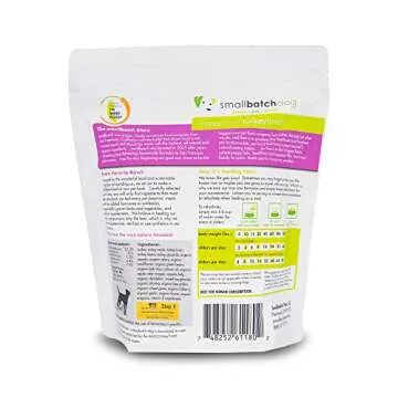 Smallbatch Pets Freeze-Dried Premium Raw Food Diet for Dogs, 2-Pack, Turkey Recipe, 14 oz in Each Bag (28 oz Total), Made in The USA, Organic Produce, Humanely Raised Meat, Hydrate and Serve Patties