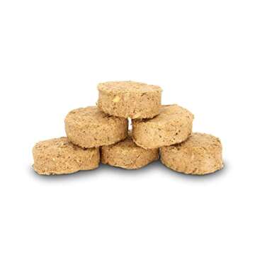 Smallbatch Pets Freeze-Dried Premium Raw Food Diet for Dogs, 2-Pack, Turkey Recipe, 14 oz in Each Bag (28 oz Total), Made in The USA, Organic Produce, Humanely Raised Meat, Hydrate and Serve Patties