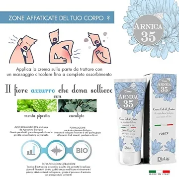Dulàc Arnica Cream 35% Extract for Bruises & Muscle Relief
