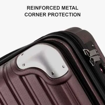 LEVEL8 Grace 20 Inch Expandable Carry-On for Travel